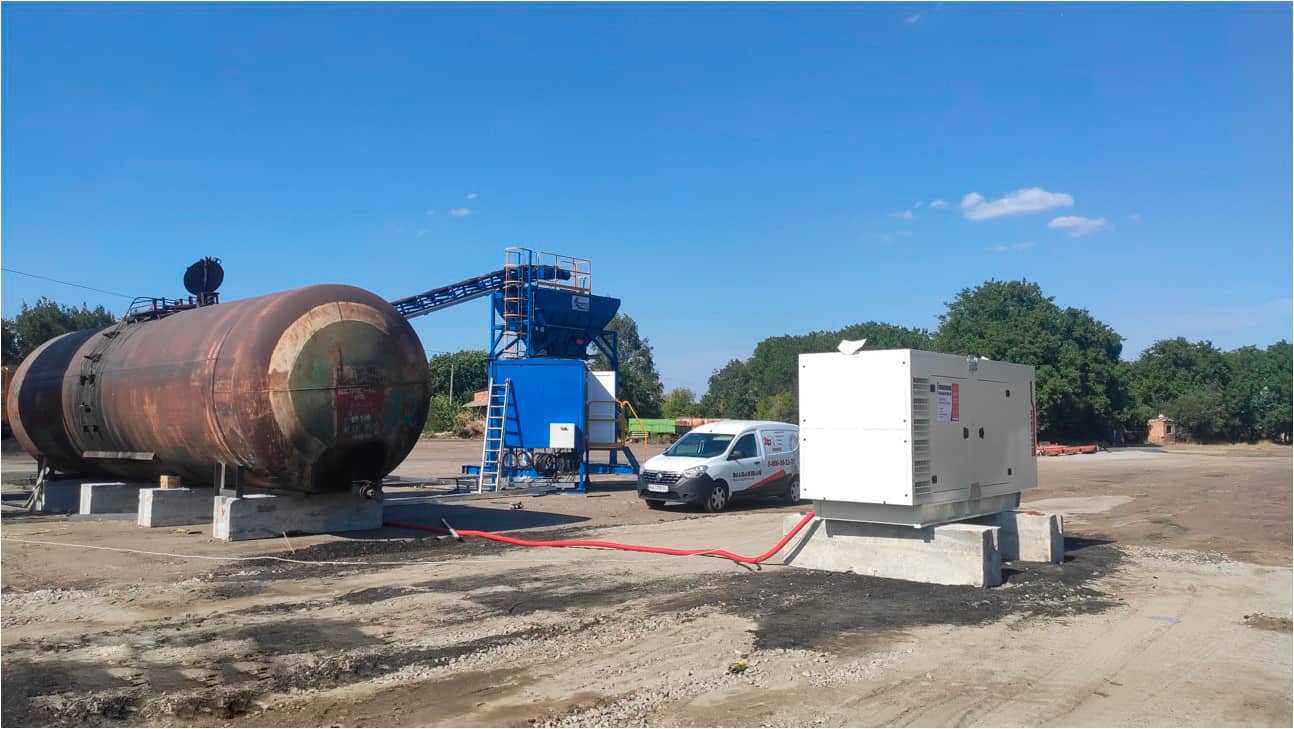 Дизельные генераторы Dalgakiran для асфальтного заводов