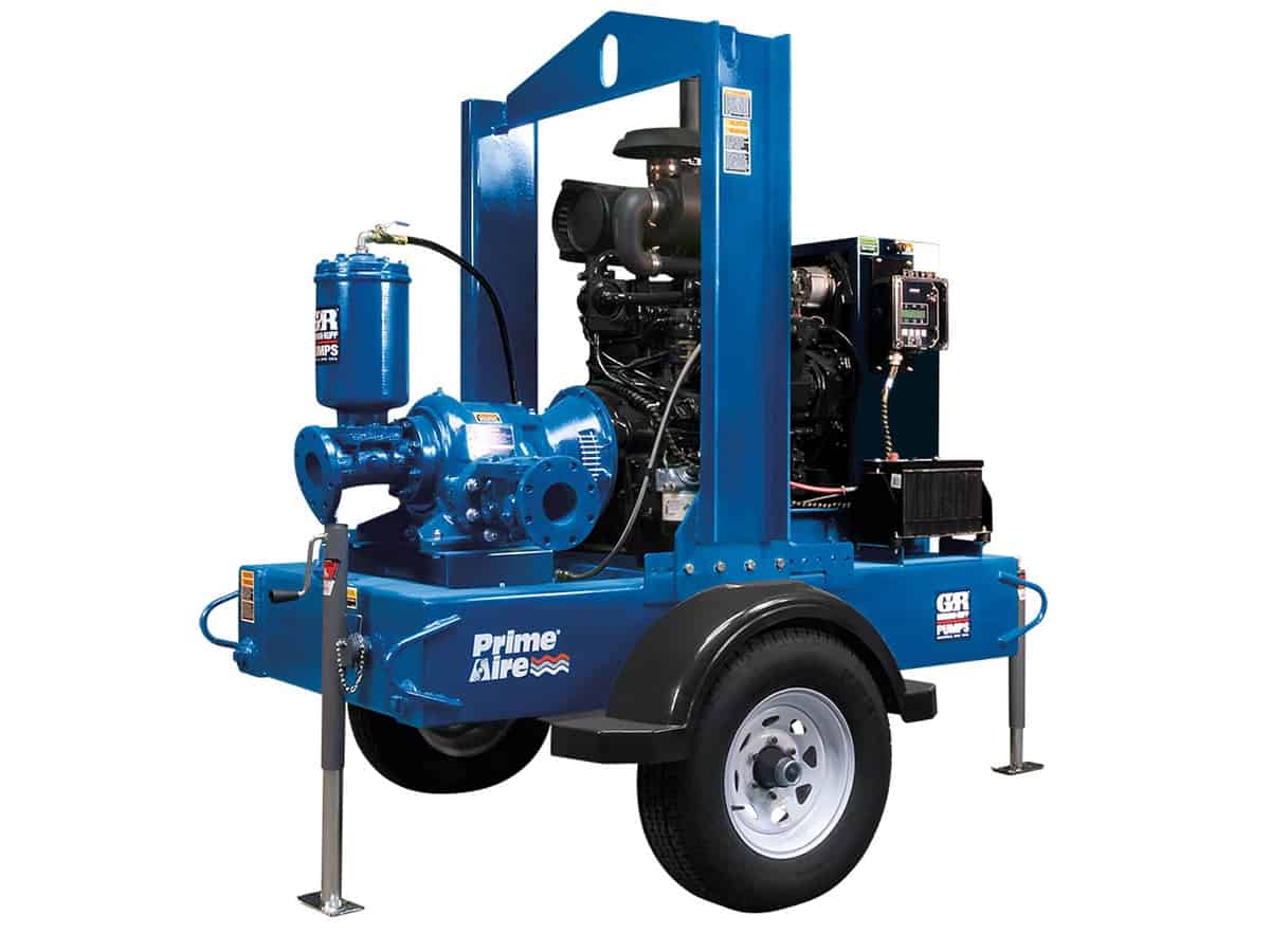 Rent a pump with a diesel engine
