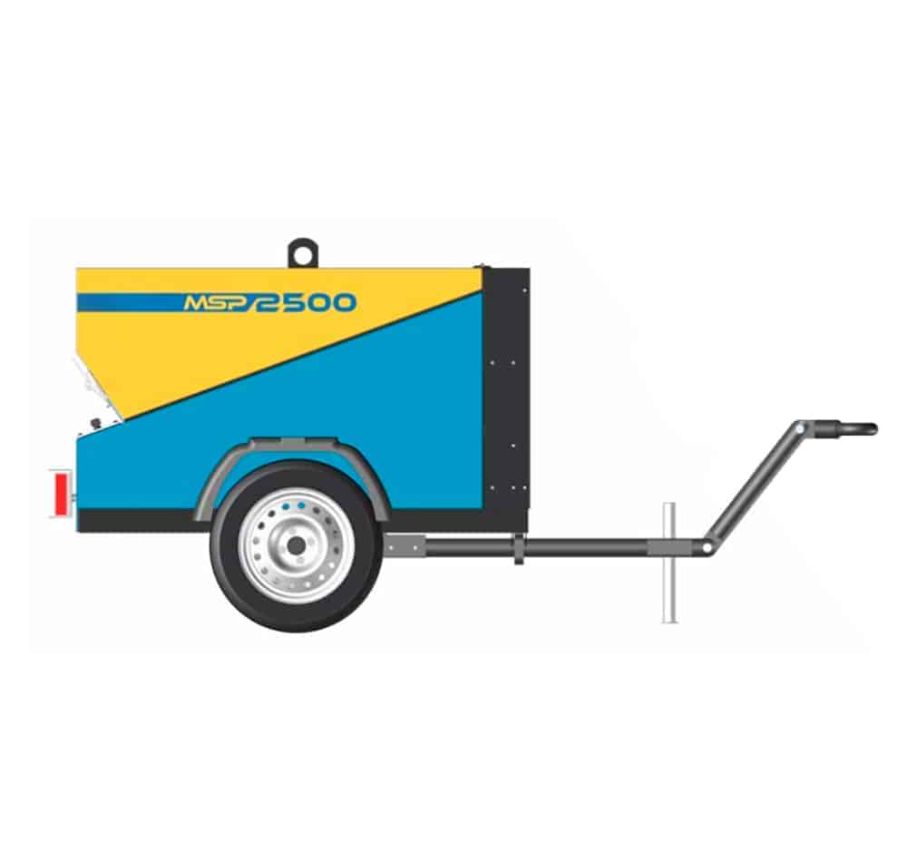 Пересувні компресори з дизельним приводом MSP2500