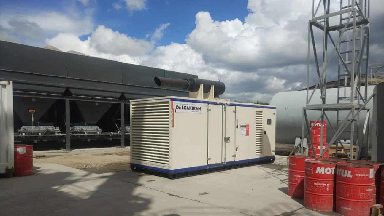 Дизельные генераторы Dalgakiran для асфальто-бетонного заводов