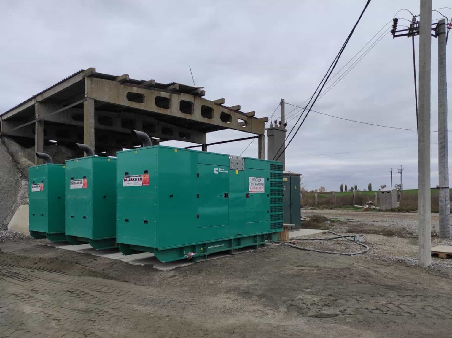 Дизельные генераторы Cummins для строительства дорог