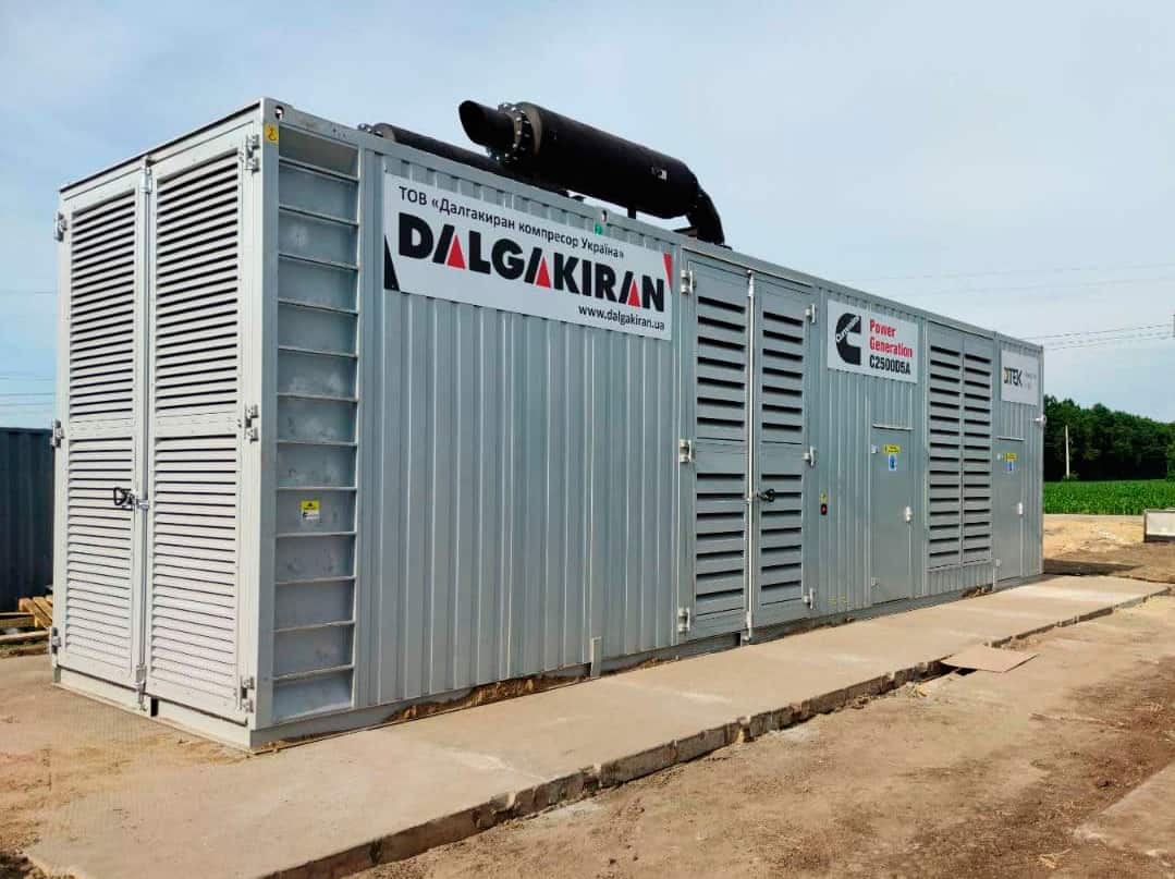 Дизельный генератор 2.5 МВт, 6000 В