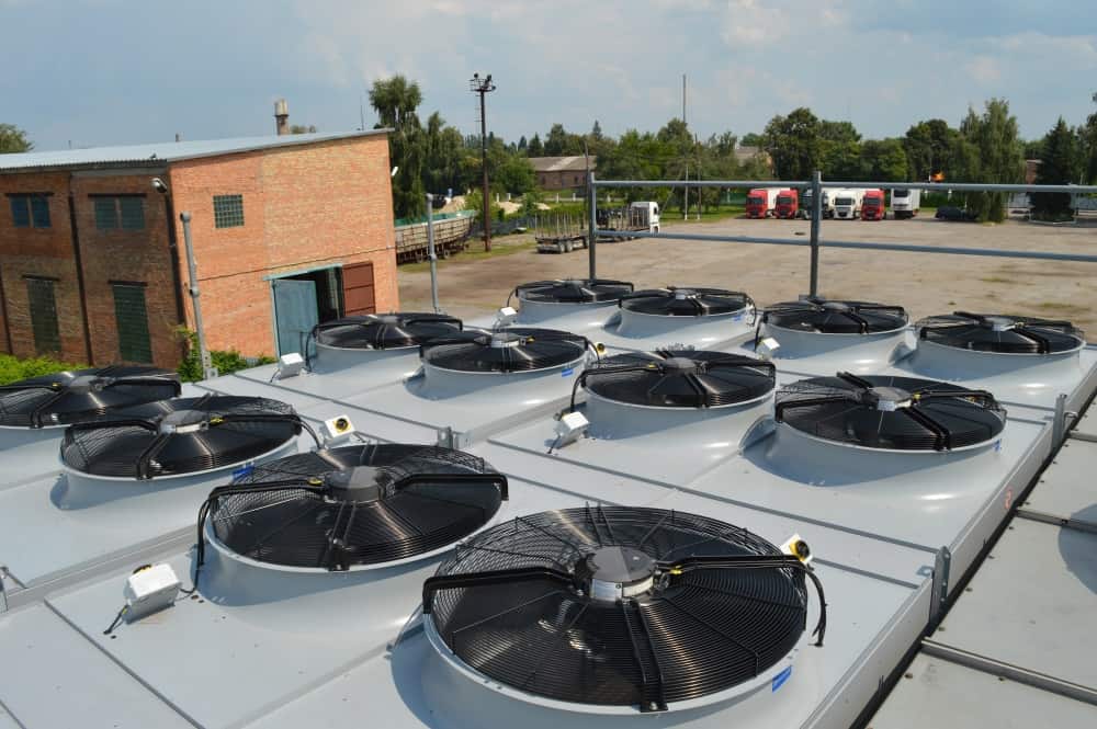 Сухие градирни (драйкулеры) Lu-Ve для ТЭЦ на щепе