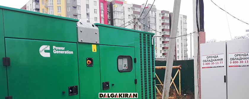 Дизельні генератори Cummins Power на будівництві в Бучі