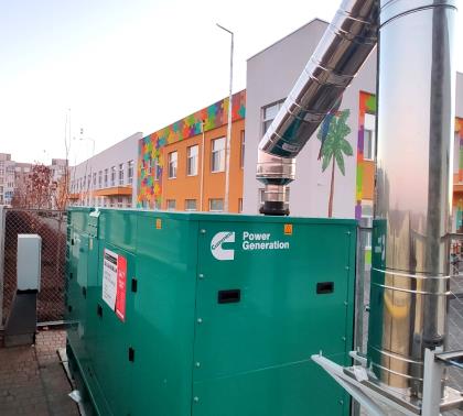 Дизельний генератор для резервного електроснабження дитячого саду в Одесі