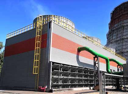 Найбільша вентиляторная градирня в Україні